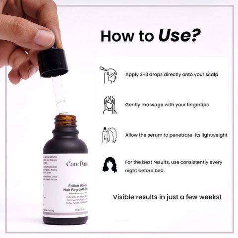 CARE DAMN Follicle Booster Hair Serum, 30 ml - Image 7