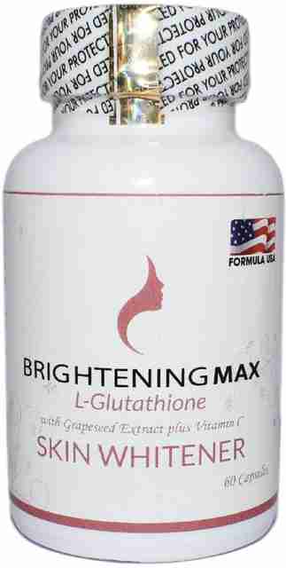 Brightening Max glutathione skin whitening capsule for both men and women (60 capsule) Price in India