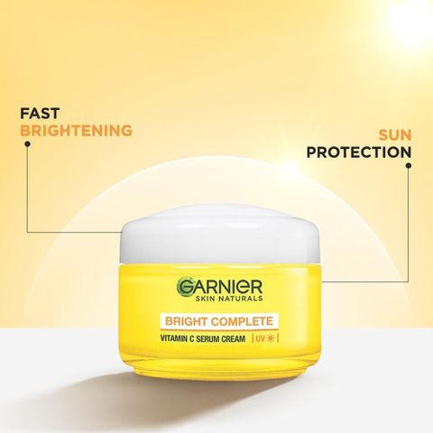 Garnier Bright Complete Vitamin C Serum UV Cream, 45g - Image 8