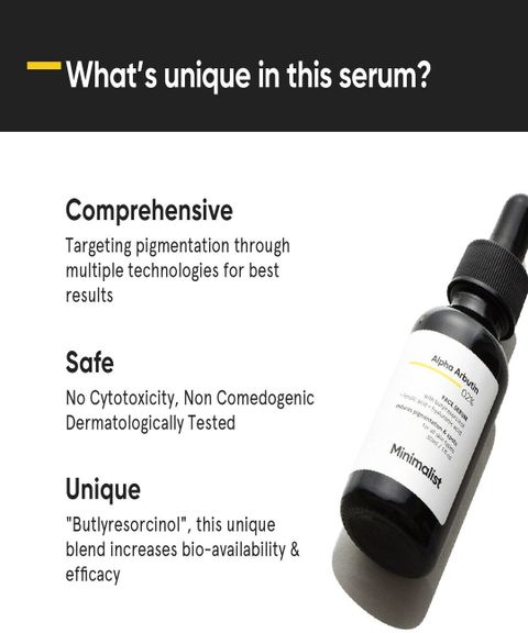 Minimalist 2% Alpha Arbutin Face Serum 30ml - Image 7