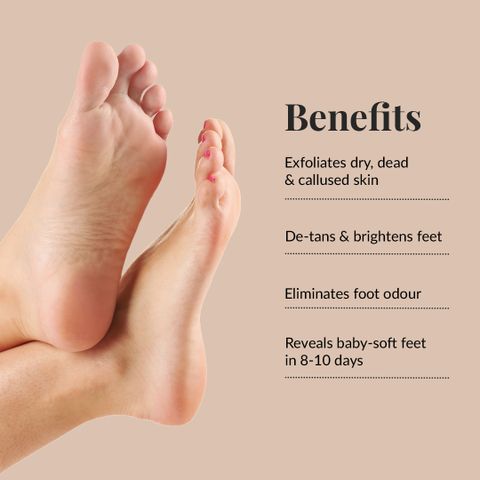 LuxaDerme Korean Foot Peeling Mask, Pack of 2 (80 ml) - Image 5