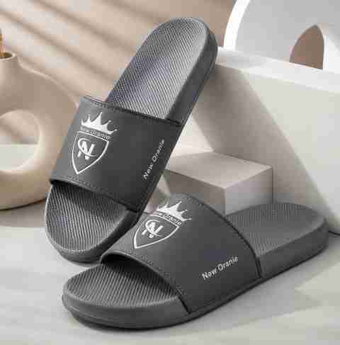 New Oranie Men Slides Grey Size 6 - Image 5