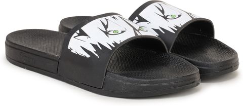 Tzen Men Slides Black White Size 9 - Image 4