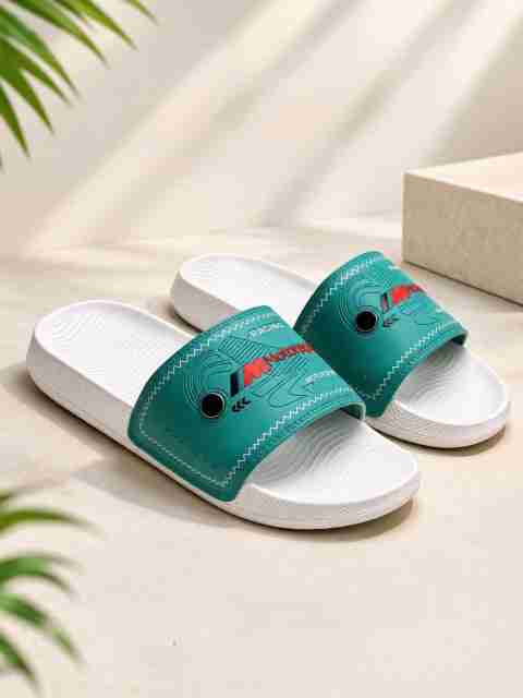 TAGLINE Men Slides (White , 6) - Image 5