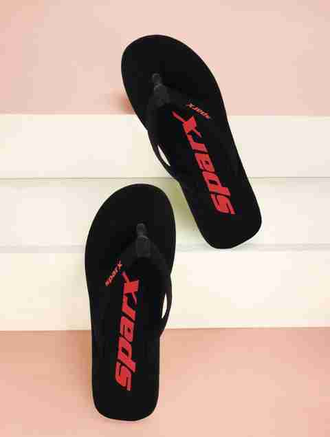 Sparx SFG-23 Men Flip Flops (Black, Red , 8 UK/India) - Image 5