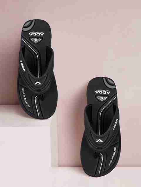Adda Men Flip Flops (Black , 7) - Image 5