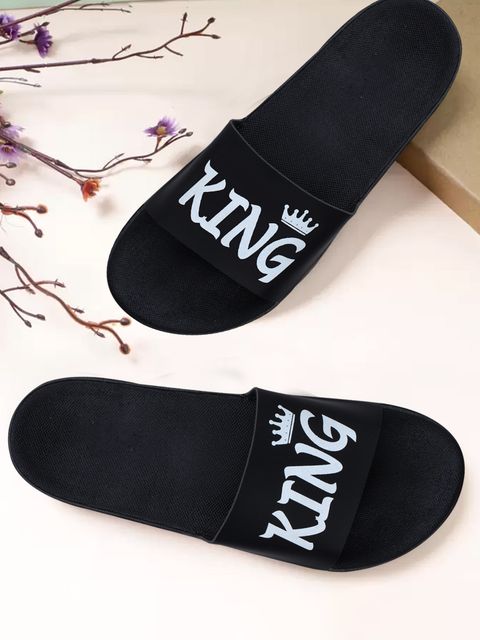 Digicros Men Slides Black Size 6 - Image 8