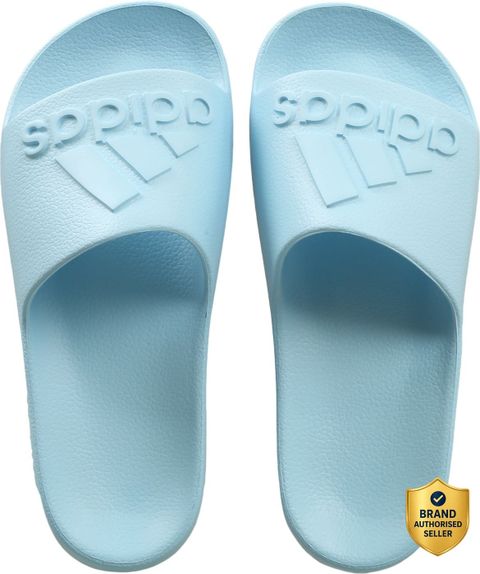 adidas Unisex Slides Blue Size 10 - Image 6