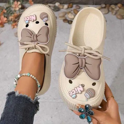 Shozie Women Slippers (Beige , 7) - Image 6