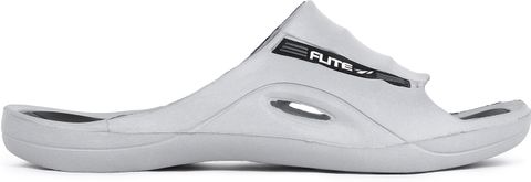 FLITE waterproof, lightweight, extra soft and comfortable Men Slides (Grey, Black , 9) - Image 7