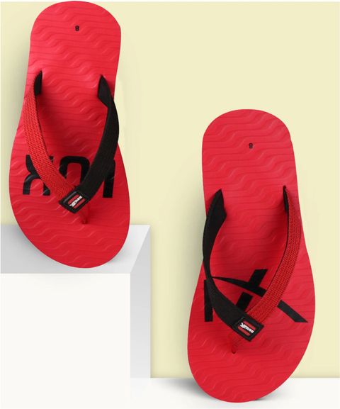 Elevarse Men Flip Flops (Red , 7) - Image 7