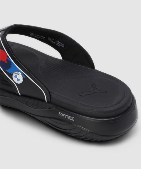 PUMA BMW MMS Softride Seave Men Flip Flops (Black, 10) - Image 8