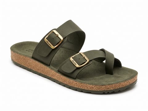Bata Men Slippers (Olive , 10) - Image 3
