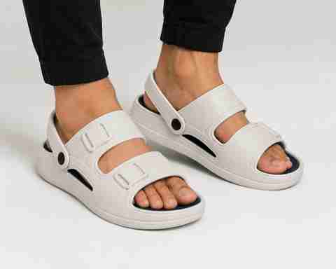 Lakhani Vardaan Men Flip Flops (Grey , 9) - Image 5