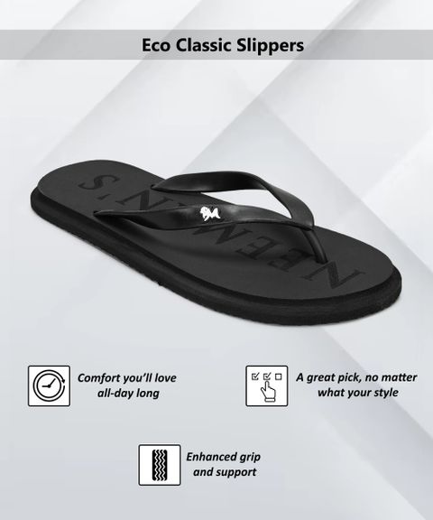 Neemans Men Flip Flops Black Size 6 - Image 8