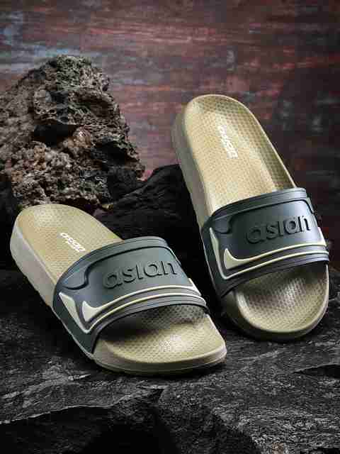 asian Boys Slip On Slipper Flip Flop (Beige , 8-9 Years) - Image 2