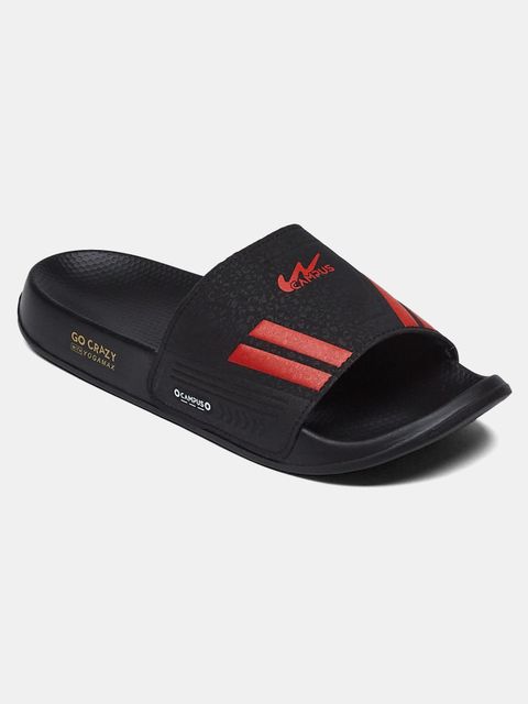 CAMPUS Men Slides (Black , 6) - Image 7