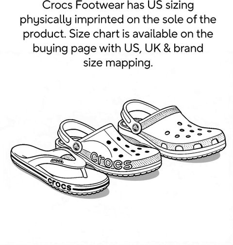 Crocs Unisex Slides Grey Size 8 - Image 8
