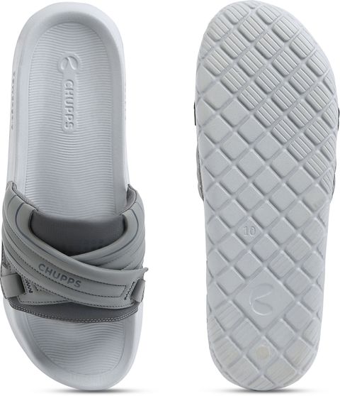 Chupps Vertex Orthopaedic Lightweight Cushioned AntiSkid Men Slides - Image 8