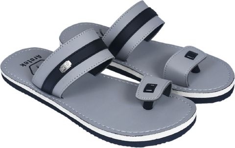 AROTEK Men Flip Flops Grey Size 7 - Image 8