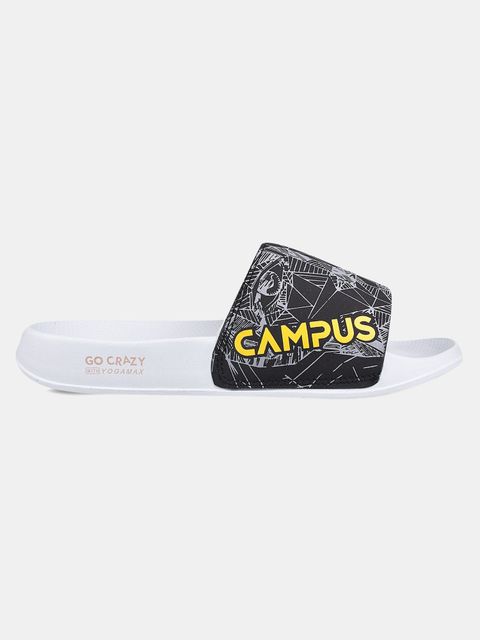 Campus Men Slides Black Size 7 - Image 5