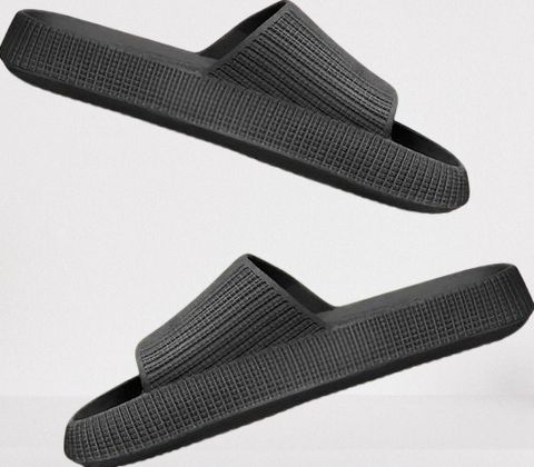 kiwd sports Men Flip Flops (Black , 8) - Image 6
