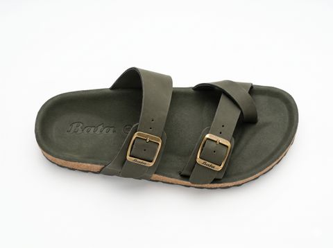 Bata Men Slippers (Olive , 10) - Image 4