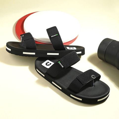 Doctor Health Super Soft Newly launch|Premium|Soft|Comfortable|Orthopaedic|Diabetic|Lightweight|Antiskid Men Slippers (Black , 7) - Image 7