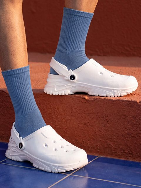 bacca bucci Men Slides (White , 8) - Image 6