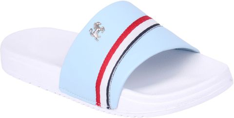 PERY-PAO Men Slides (Blue , 8) - Image 6