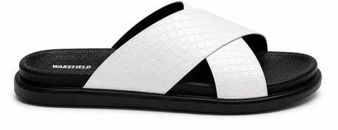 Wakefield Men Slides (White , 9) - Image 8