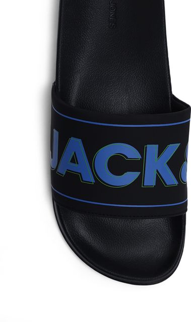 JACK & JONES Men Slides Black Size 6 Euro - Image 8