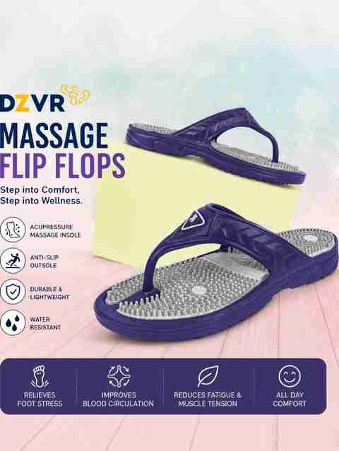 DzVR Unisex Flip Flops Grey Size 8 - Image 5