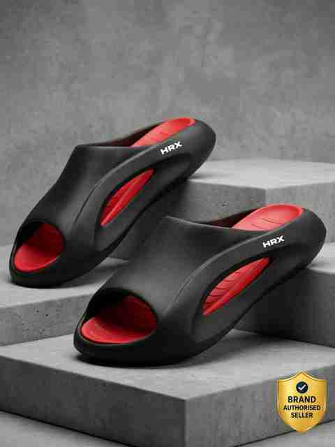 HRX by Hrithik Roshan Men Slides (Multicolor , 7) - Image 5