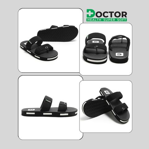Doctor Health Super Soft Newly launch|Premium|Soft|Comfortable|Orthopaedic|Diabetic|Lightweight|Antiskid Men Slippers (Black , 7) - Image 8
