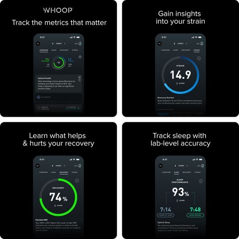 WHOOP 4.0 with 12 Month Subscription Ã¢â¬â Wearable Health, Fitness & Activity Tracker (Black Strap, Size : Adjustable) - Image 6