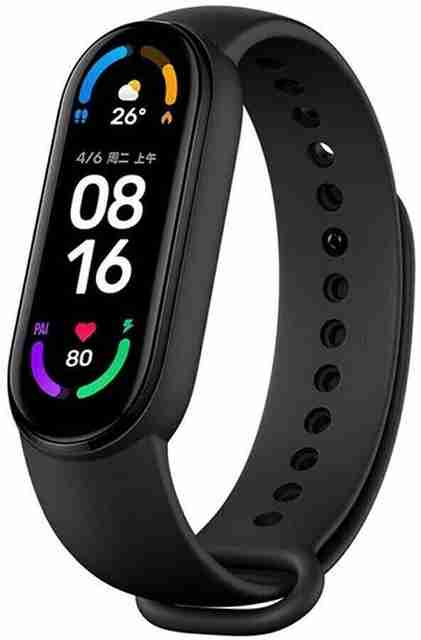 Mi Smart Band 6 Large AMOLED Display , India's No.1 Fitness Band (Black Strap, Size : Regular) - Image 2