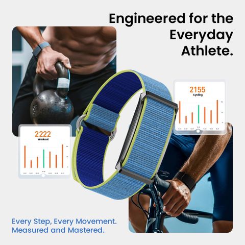 Pebble Qore Fitness Band, Blue Strap, Free Size - Image 7
