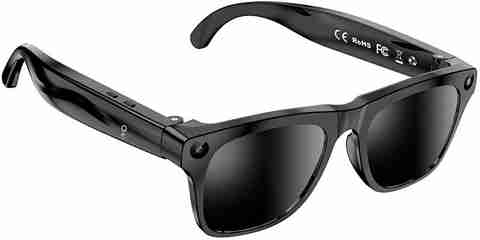 Cubonic Xen 1 Pro Smart Glasses, 8MP Camera, Black - Image 5