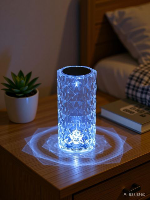 Refulgix Crystal Lamp 16 Color Changing Rose USB Rechargeable 20cm - Image 3