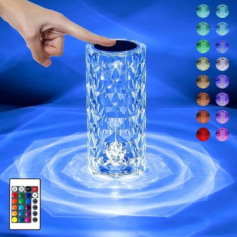 Refulgix Crystal Lamp 16 Color Changing Rose USB Rechargeable 20cm - Image 4