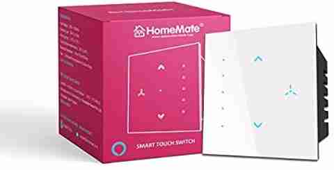 HomeMate Wi-Fi Smart Fan Regulator Touch Switch (White) - Image 5