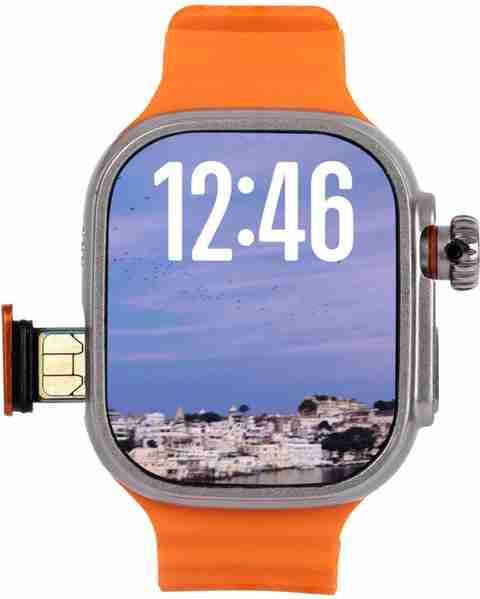 SEHUB S9 Ultra 2.04" AMOLED 4G Smartwatch (Orange, 49mm) - Image 2