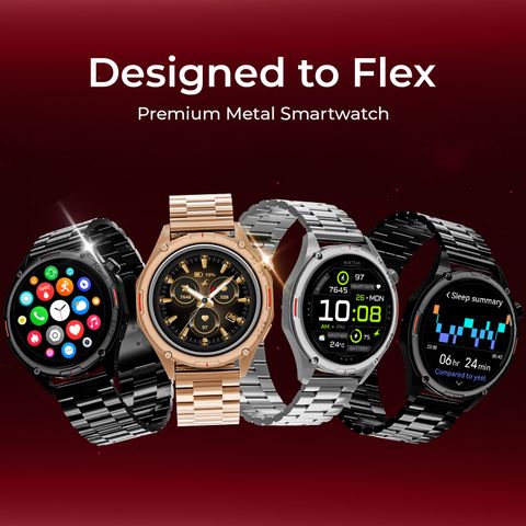 Fastrack Marvellous FX1 Smartwatch, 1.43'' Super AMOLED, Black Strap - Image 7