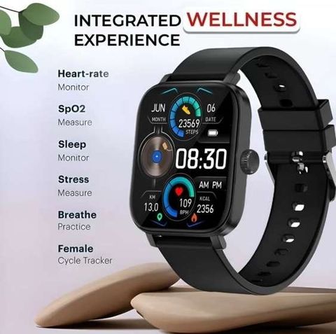 Vedaantron A1 Full Touch Smartwatch for Women | Elegant Digital Watch for Girls Daily Use Smartwatch (Black Strap, Free Size) - Image 6