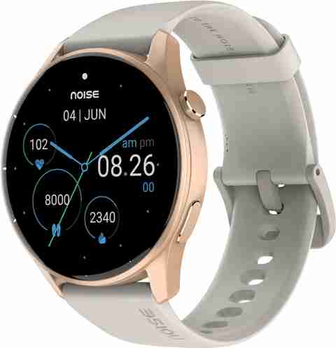 Noise Crew 1.38 Round Display with Bluetooth Calling, Metallic finish, IP68 Rating Smartwatch (Blush Beige Strap, Regular) - Image 5