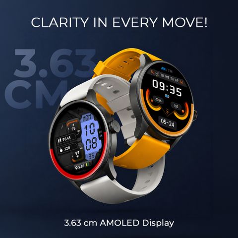 Fastrack Smart Jupiter R3 Pro Smartwatch (Yellow Strap, Free Size) - Image 4