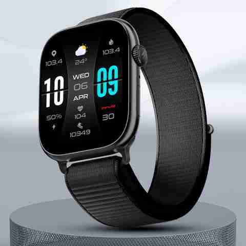 Fire-Boltt Ring X 2.01" HD Smartwatch, Black Strap - Image 5