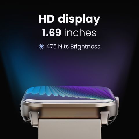 GOBOULT बà¥à¤²à¥à¤ Drift BT Calling HD Display, 140+ Watchface, BT calling, IP68 सà¥à¤®à¤¾à¤°à¥à¤à¤µà¥à¤ (बà¥à¤ सà¥à¤à¥à¤°à¥à¤ª) - Image 7