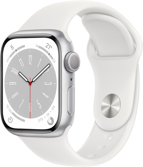 Apple Watch Series 8, 41mm GPS ECG app, Temperature sensor, IPX6